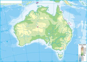 澳洲地形地貌
